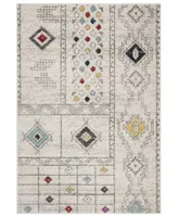 Safavieh Adirondack 206 Light Gray and Aqua 5'1" x 7'6" Area Rug