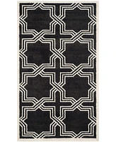 Safavieh Amherst AMT413 Anthracite and Ivory 3' x 5' Area Rug