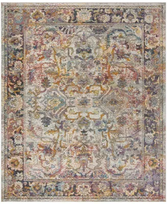 Safavieh Crystal CRS504 Light Blue and Orange 8' x 10' Area Rug