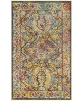 Safavieh Crystal CRS516 Light Blue and Orange 3' x 5' Area Rug