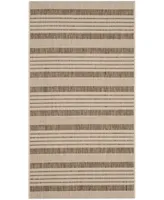 Safavieh Courtyard CY6062 and Bone 2'7" x 5' Outdoor Area Rug