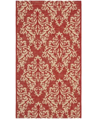 Safavieh Courtyard CY6930 Red and Creme 2' x 3'7" Outdoor Area Rug