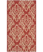 Safavieh Courtyard CY6930 Red and Creme 2' x 3'7" Outdoor Area Rug