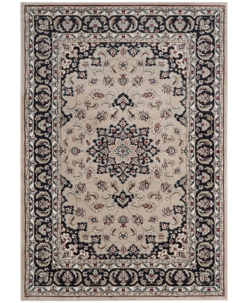 Safavieh Lyndhurst LNH336 Cream and Anthracite 5'3" x 7'6" Area Rug