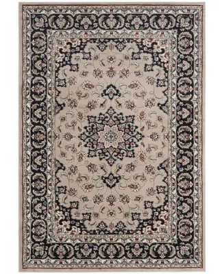 Safavieh Lyndhurst LNH336 Cream and Anthracite 5'3" x 7'6" Area Rug