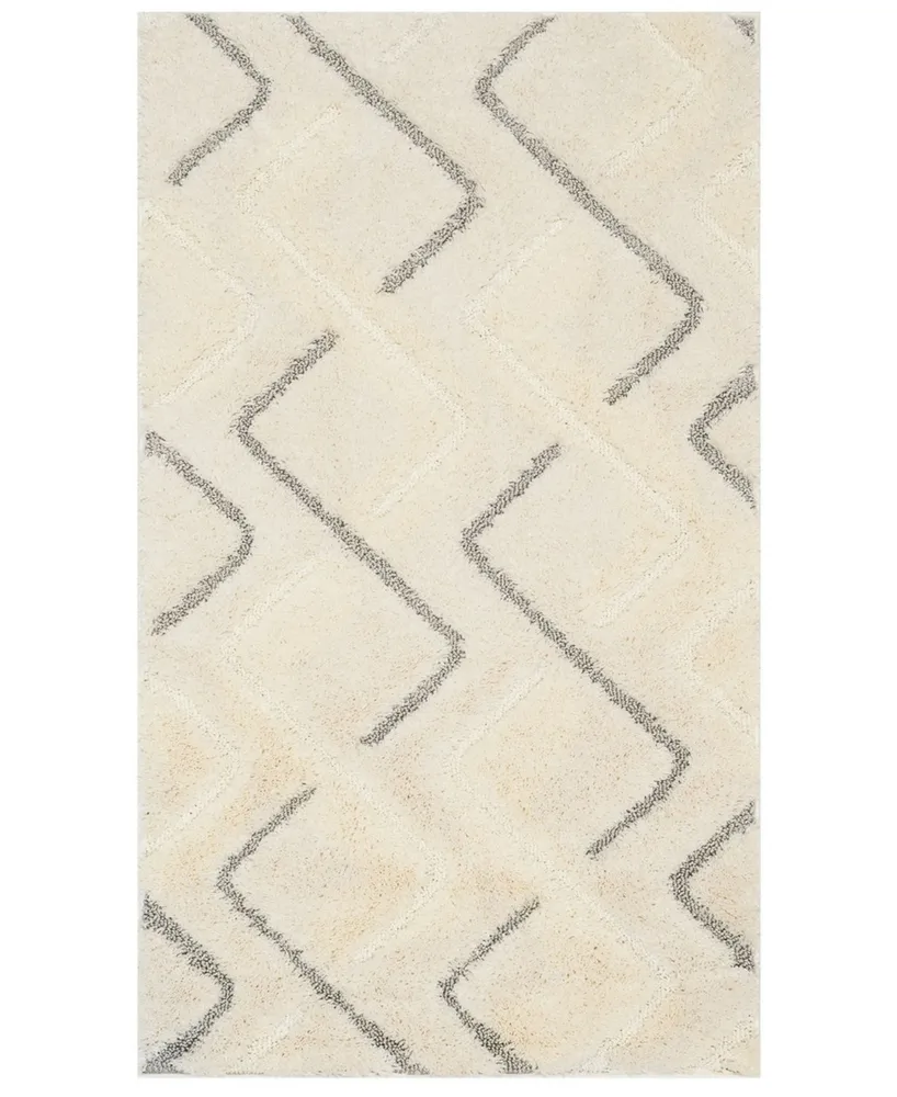 Safavieh Olympia OSG322 Cream and Gray 3' x 5' Area Rug