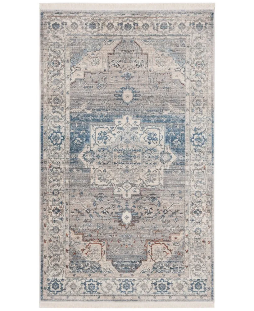 Safavieh Vintage Persian VTP447 Gray and Blue 3' x 5' Area Rug