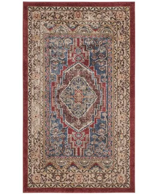 Safavieh Bijar BIJ636 Royal and Brown 3' x 5' Area Rug