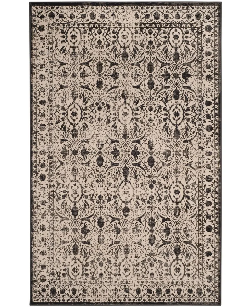 Safavieh Brilliance BRL502 Creme and Black 5'1" x 7'6" Area Rug