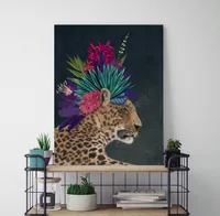 Courtside Market Hothouse Leopard Gallery-Wrapped Canvas Wall Art - 18" x 24"