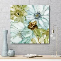 Courtside Market Seaglass Garden I Gallery-Wrapped Canvas Wall Art - 20" x 20"