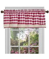 Achim Buffalo Check Window Valance, 58" x 14"