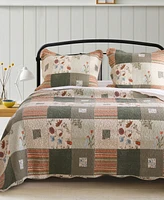 Greenland Home Fashions Sedona 3-Pc. Quilt Set, Full/Queen