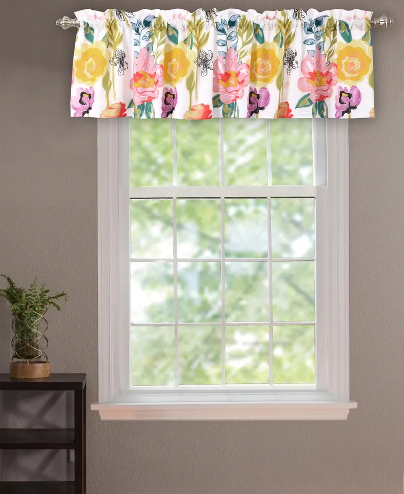 Greenland Home Fashions Watercolor Dream Window Valance