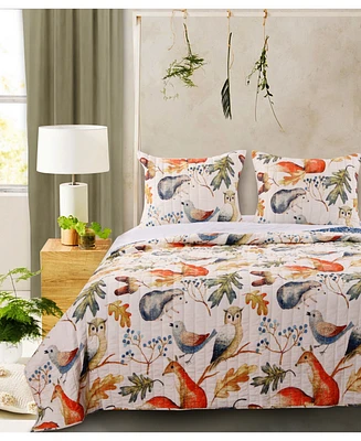 Greenland Home Fashions Willow 2-Pc. Quilt Set, Twin