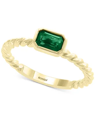 Effy Ruby (5/8 ct. t.w.) Ring 14k Yellow Gold (Also Available Emerald)