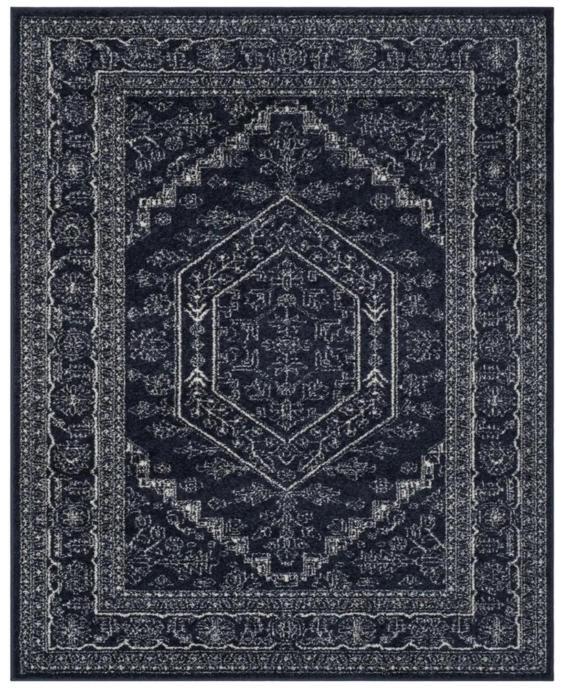 Safavieh Adirondack 108 Navy and Ivory 9' x 12' Area Rug