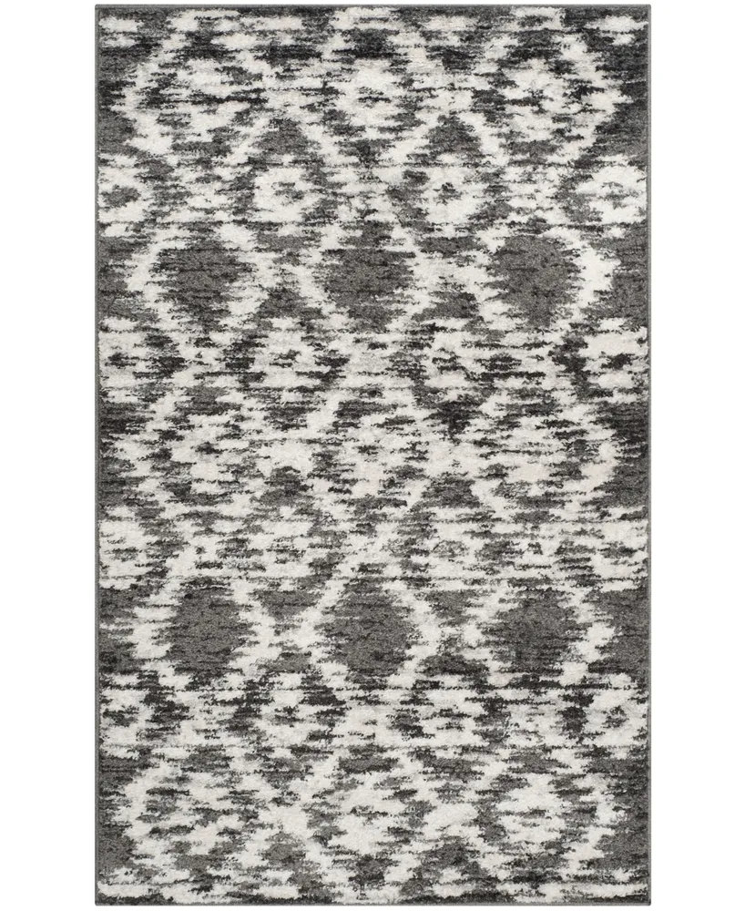 Safavieh Adirondack Charcoal and Ivory 3' x 5' Area Rug