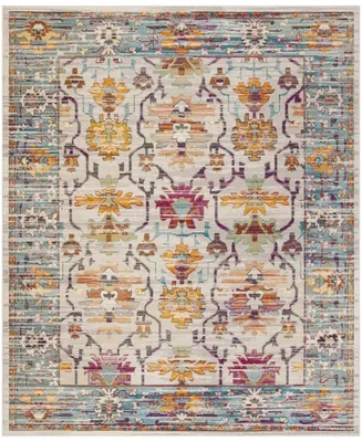 Safavieh Crystal CRS518 Cream and Teal 9' x 12' Area Rug