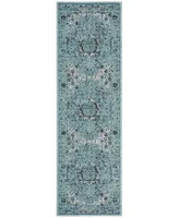 Safavieh Evoke EVK220 Light Blue 2'2" x 9' Runner Area Rug