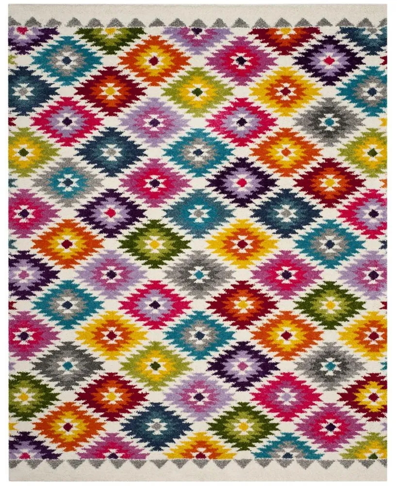 Safavieh Fiesta FSG374 Cream and Multi 9' x 12' Area Rug