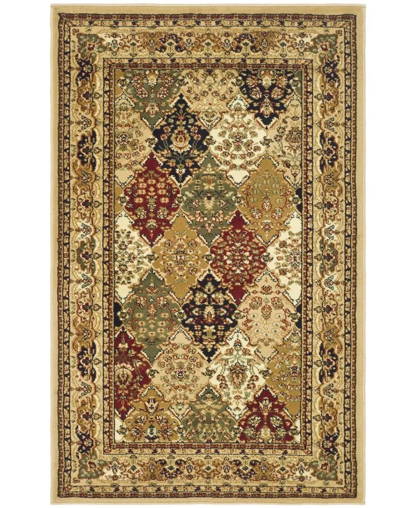 Safavieh Lyndhurst LNH221 Multi and Black 2'3" x 4' Area Rug