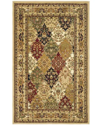 Safavieh Lyndhurst LNH221 Multi and Black 2'3" x 4' Area Rug