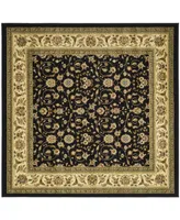 Safavieh Lyndhurst LNH316 Black and Ivory 8' x 8' Square Area Rug