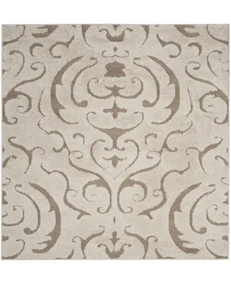 Safavieh Florida Shag SG467 Cream and Beige 6'7" x 6'7" Square Area Rug