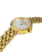 Tissot Women's Swiss T-Lady Lovely Gold-Tone Pvd Stainless Steel Bracelet Watch 19.5mm