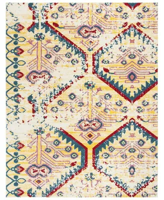 Safavieh Watercolor WTC698 Light Yellow and Blue 8' x 10' Area Rug