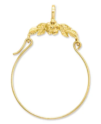 14k Gold Charm Holder