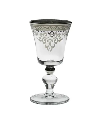 Classic Touch Set of 6 Liquor Glasses with Design