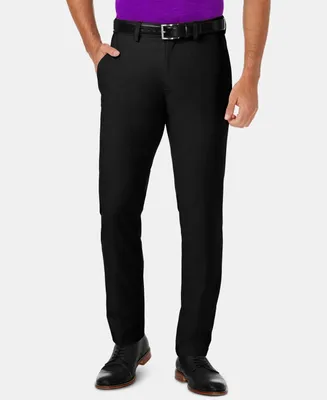 Haggar Men's Cool 18 Pro Slim-Fit 4-Way Stretch Moisture-Wicking Non-Iron Dress Pants