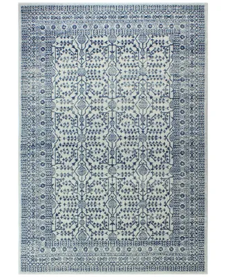 Closeout! Medley 5466 Ivory/Blue 3'6" x 5'6" Area Rug