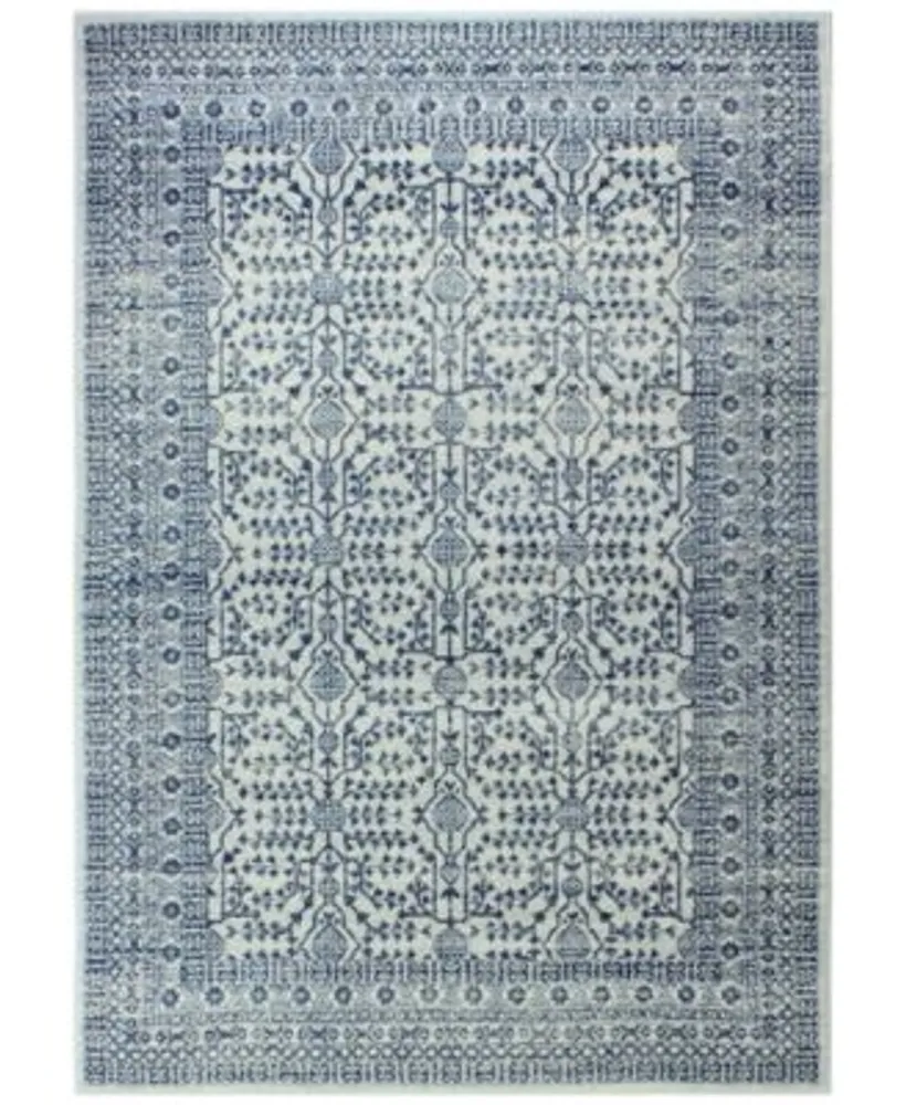 Medley 5466 Ivory Blue Area Rug