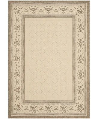 Safavieh Courtyard CY0901 Natural and Brown 8' x 11' Outdoor Area Rug