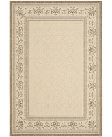 Safavieh Courtyard CY0901 Natural and Brown 8' x 11' Outdoor Area Rug