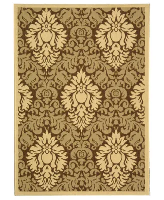 Safavieh Courtyard CY2714 Brown and Natural 2' x 3'7" Rectangle Outdoor Area Rug