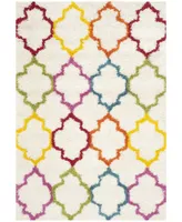 Safavieh Shag Kids SGK569 Ivory and Multi 5'3" x 7'6" Area Rug