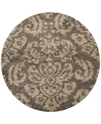 Safavieh Florida Shag SG460 6'7" x 6'7" Round Area Rug