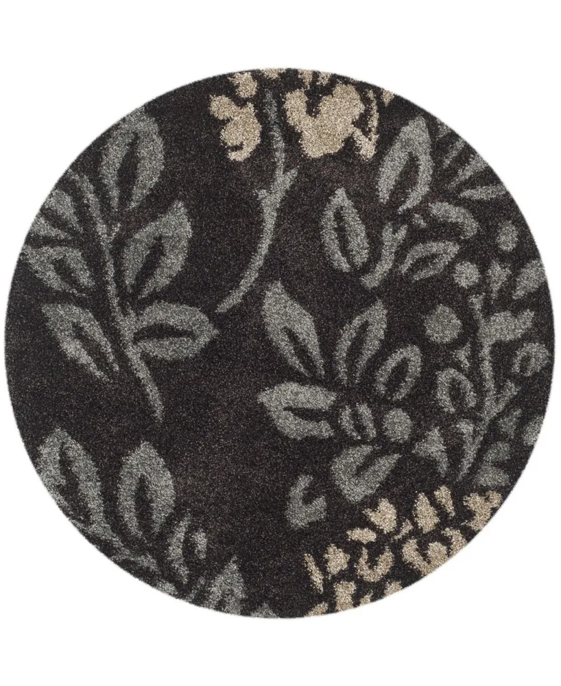 Safavieh Florida Shag SG456 6'7" x 6'7" Round Area Rug