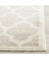 Safavieh Amherst AMT420 Light Grey and Beige 2'3" x 21' Runner Area Rug