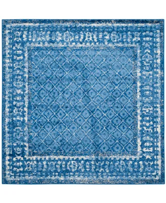 Safavieh Adirondack 110 Light Blue and Dark Blue 4' x 4' Square Area Rug