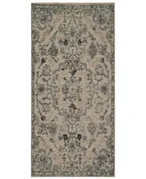 Safavieh Classic Vintage CLV102 Gray and Turquoise 8' x 10' Area Rug