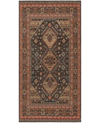 Safavieh Classic Vintage CLV114 Black and Rust 2'3" x 8' Runner Area Rug