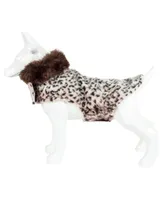Pet Life Luxe 'Furracious' Cheetah Patterned Faux Fur Dog Coat Jacket
