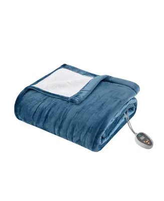 True North by Sleep Philosophy Ultra-Soft Electric Reversible Plush to Berber Blanket