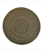 Design Imports Variegated Round Polypropylene Woven Placemat