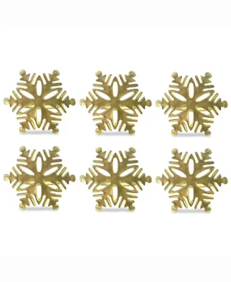 Snowflake Napkin Ring, Set of 6